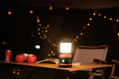AYL LED camping lantern doubles as a USB power bank for emergencies.