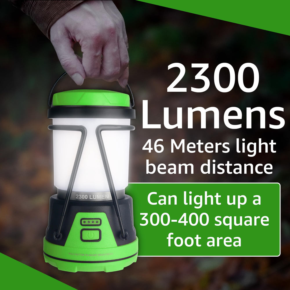 AYL rechargeable LED camping lantern waterproof design withstands rain and splashes during outdoor adventures