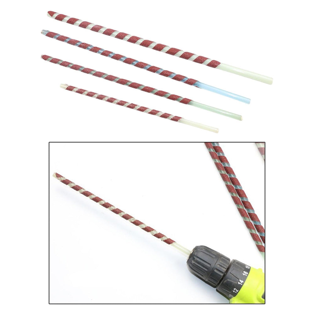 Aymzbd four-piece reamer kit ready for cork or EVA grips.