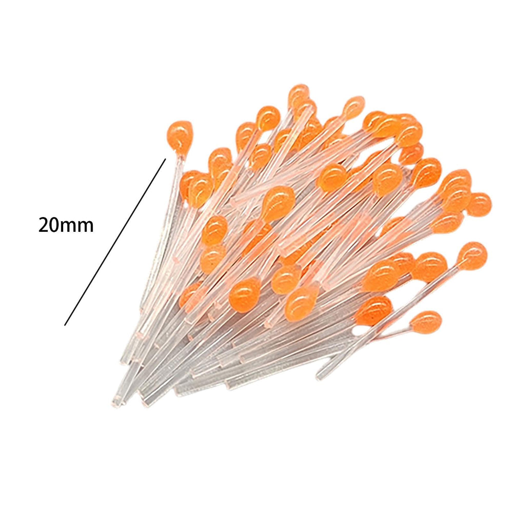 Aymzbd orange gel eyes durable bait accessory for lures