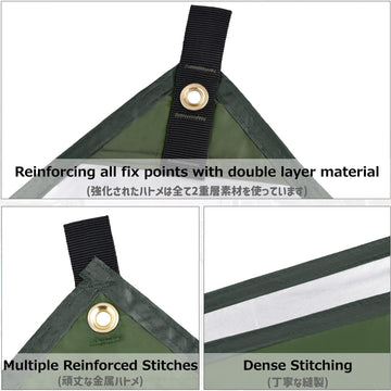 Azarxis rain fly UV-silver coating demonstrates strong sun protection and signaling potential