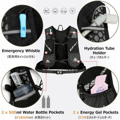 Azarxis water bladder 2L white for easy on the go hydration