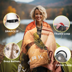 AZITREK Grand Canyon print keeps you stylish while staying warm outdoors.