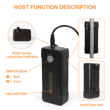 AZXJC beach and camping use illustrates versatile outdoor shower scenario.