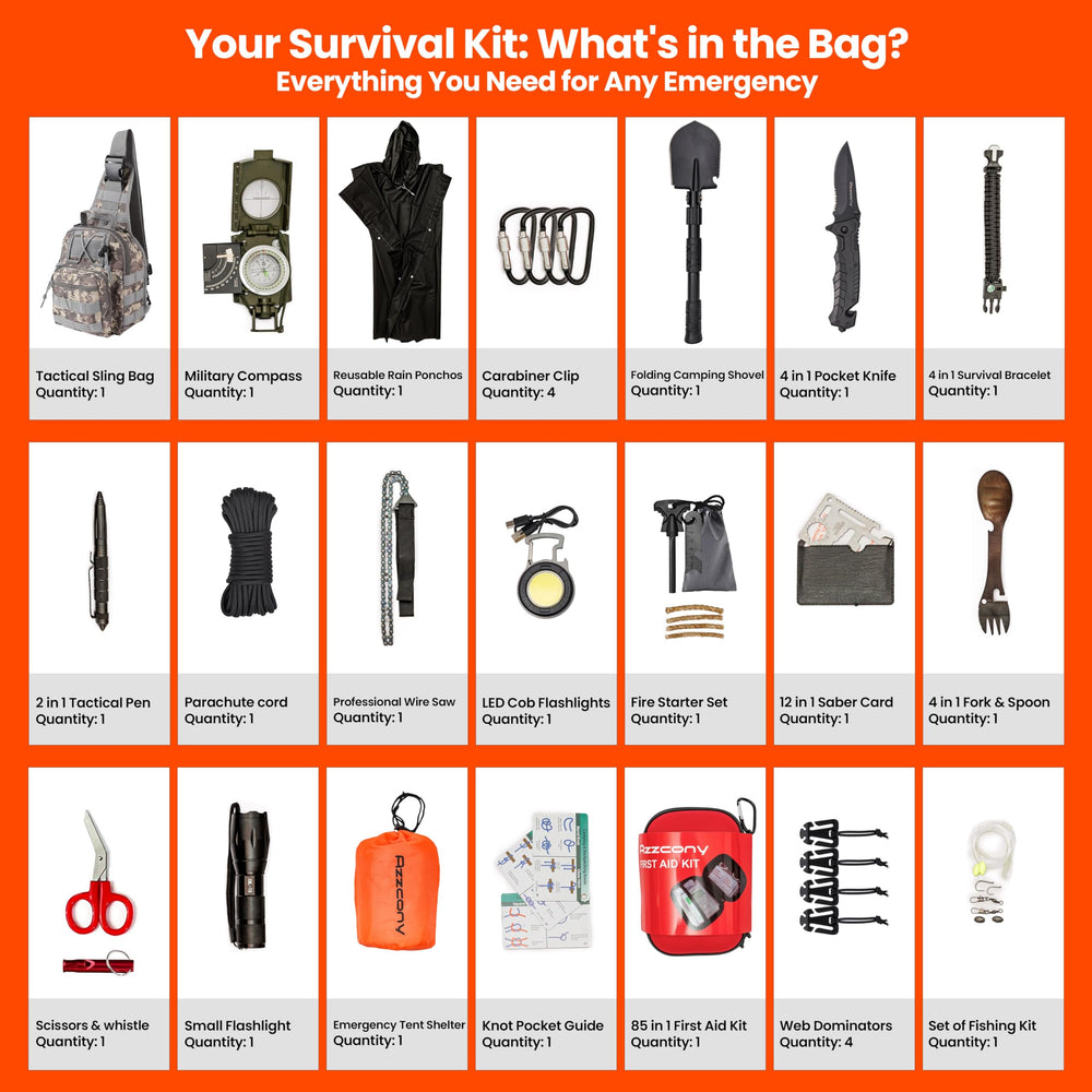 Azzcony 12-in-1 saber card offers handy tools for on-the-go needs during adventures.