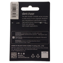 Close-up of Silent Chaser round-head detail for precise hook positioning.