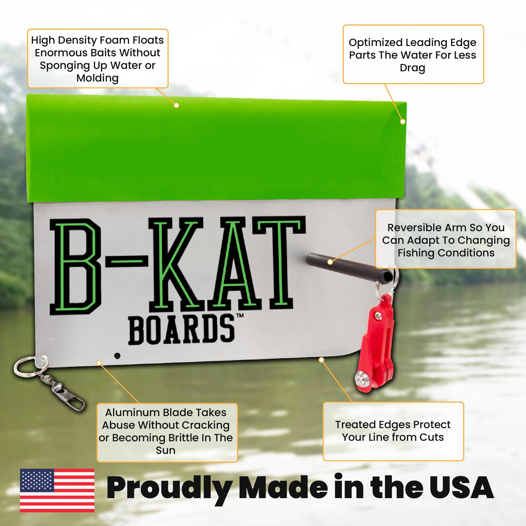 B-Kat interchangeable rod assembly option shown on planers