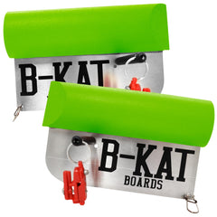 B-Kat Multi-Species Planer Boards set of 2 in bright green