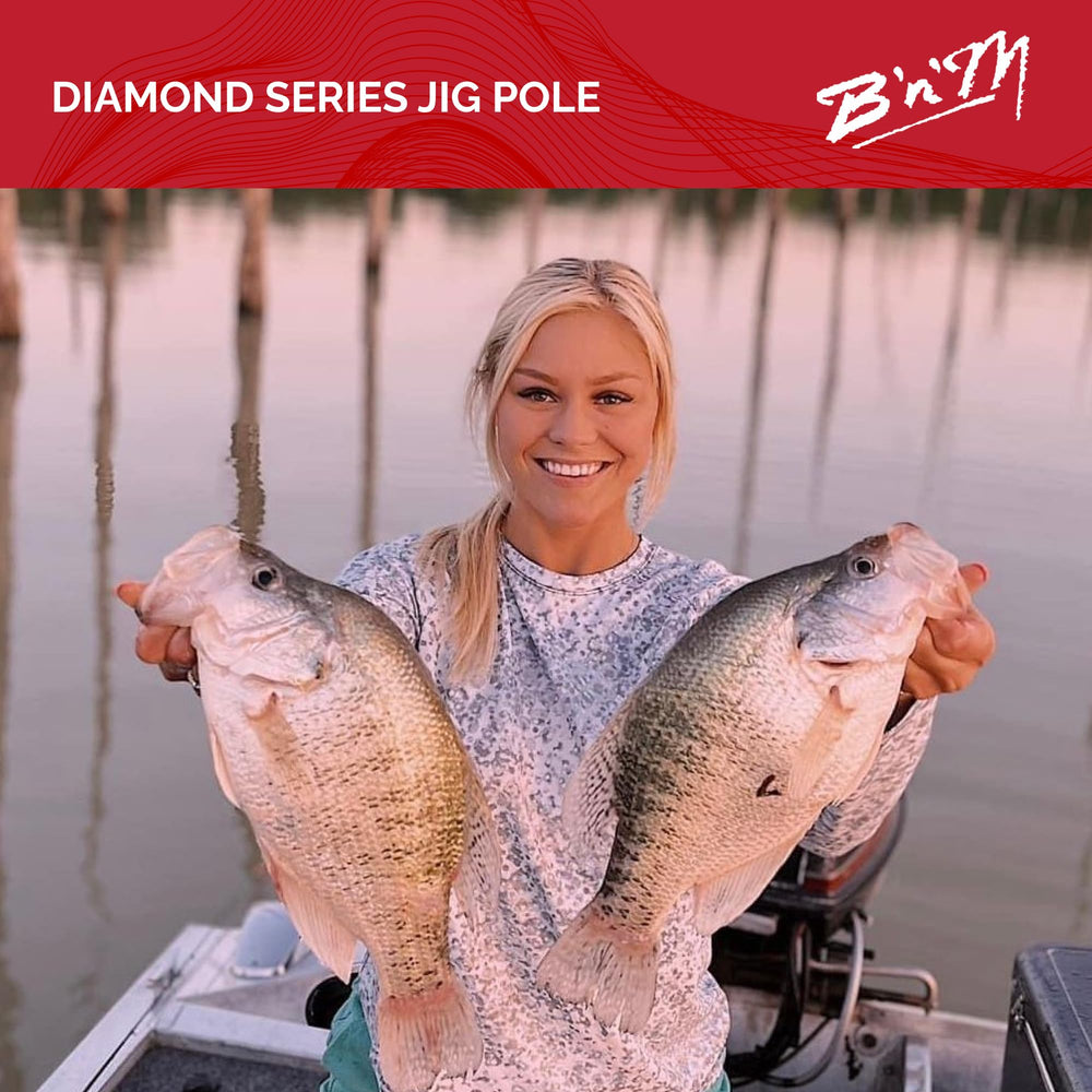 Grip and guides on the Diamond Jig Pole