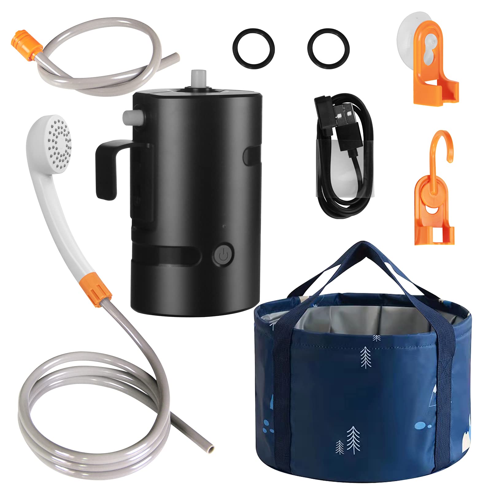 B.TAWD compact design fits luggage for travel showers
