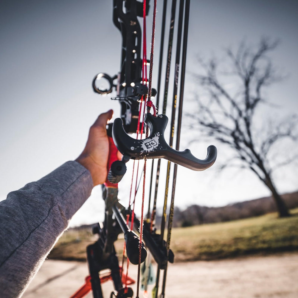 B3 Archery Exit thumb-barrel adjustment screw tailors release feel.