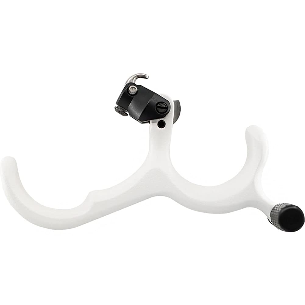B3 Archery Ghost grip with textured white coating for reliable grip during long sessions