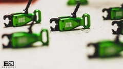 B3 Archery Micro Anodized Jaws provide durable, lightweight holding power.
