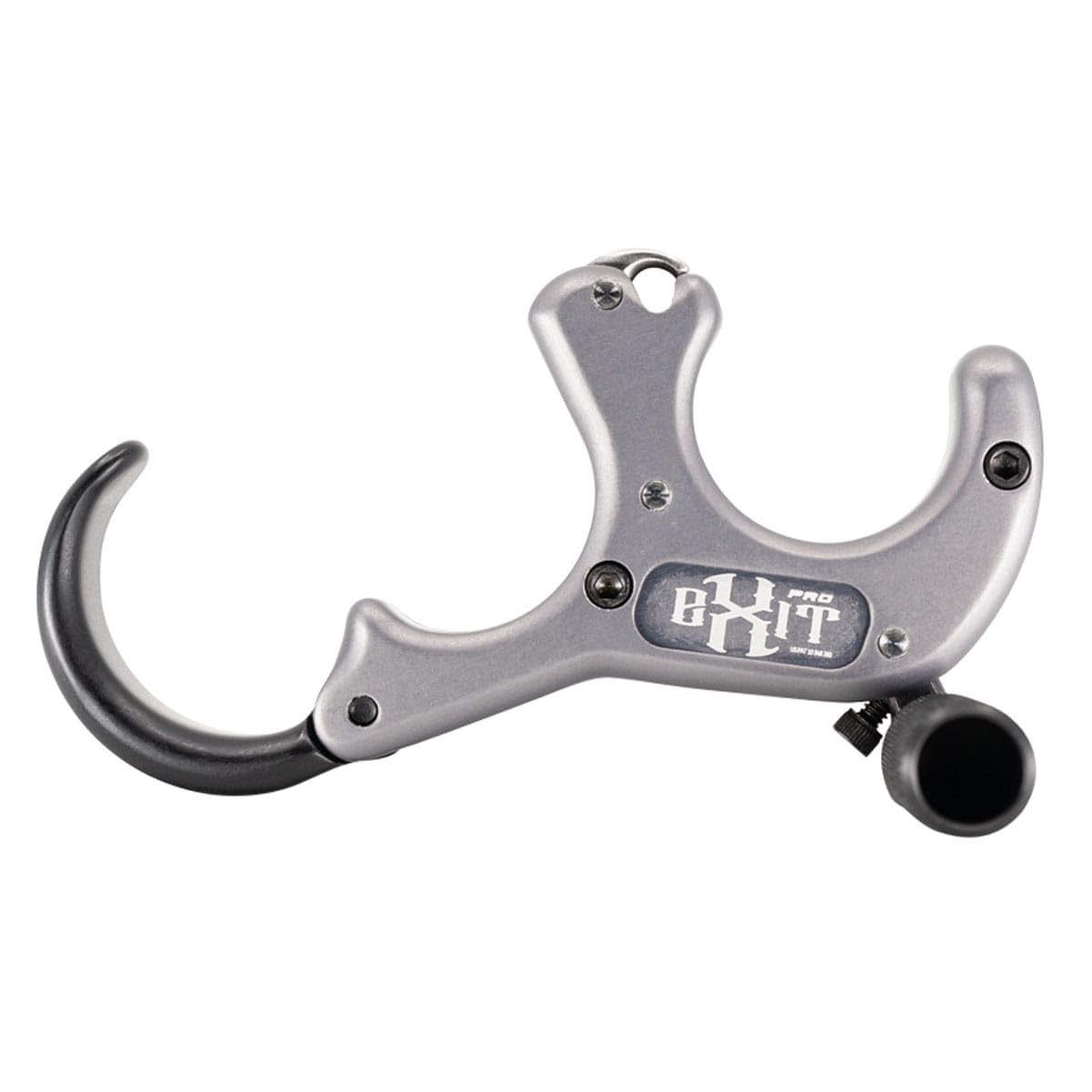 B3 Exit Pro Release Grey hand close-up shows durable 440C steel for reliable performance.