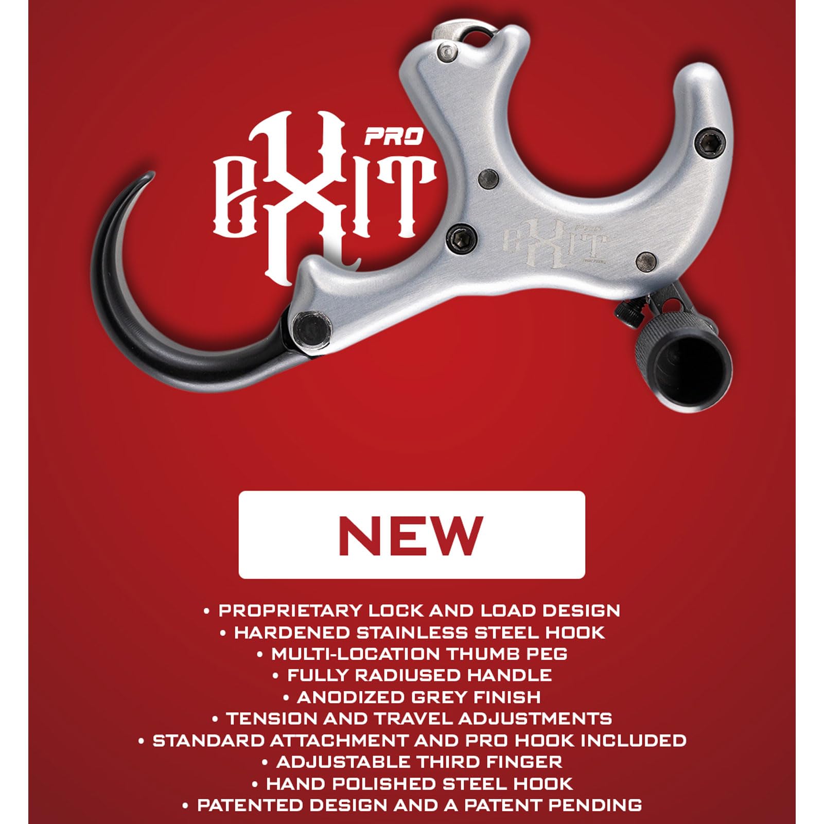 B3 Exit Pro Release Grey internal design supports smooth operation and consistent tension management.