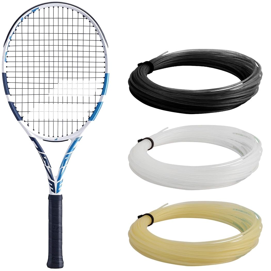 Babolat Evo Drive Women racket front view highlighting power and maneuverability.