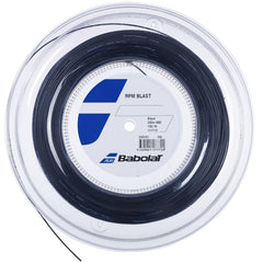 Babolat RPM Blast spool in black highlighting octogonal profile for spin potential.