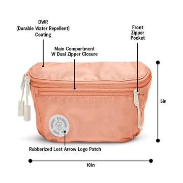Baboon to the Moon fullsize 3L crossbody worn highlights hands-free travel convenience.