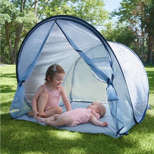 Babymoov anti-UV tent with UPF 50+ protection shields baby from sun