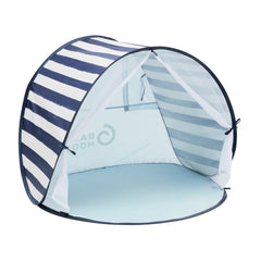 Babymoov anti-UV tent front view offers UPF 50+ sun protection for babies.