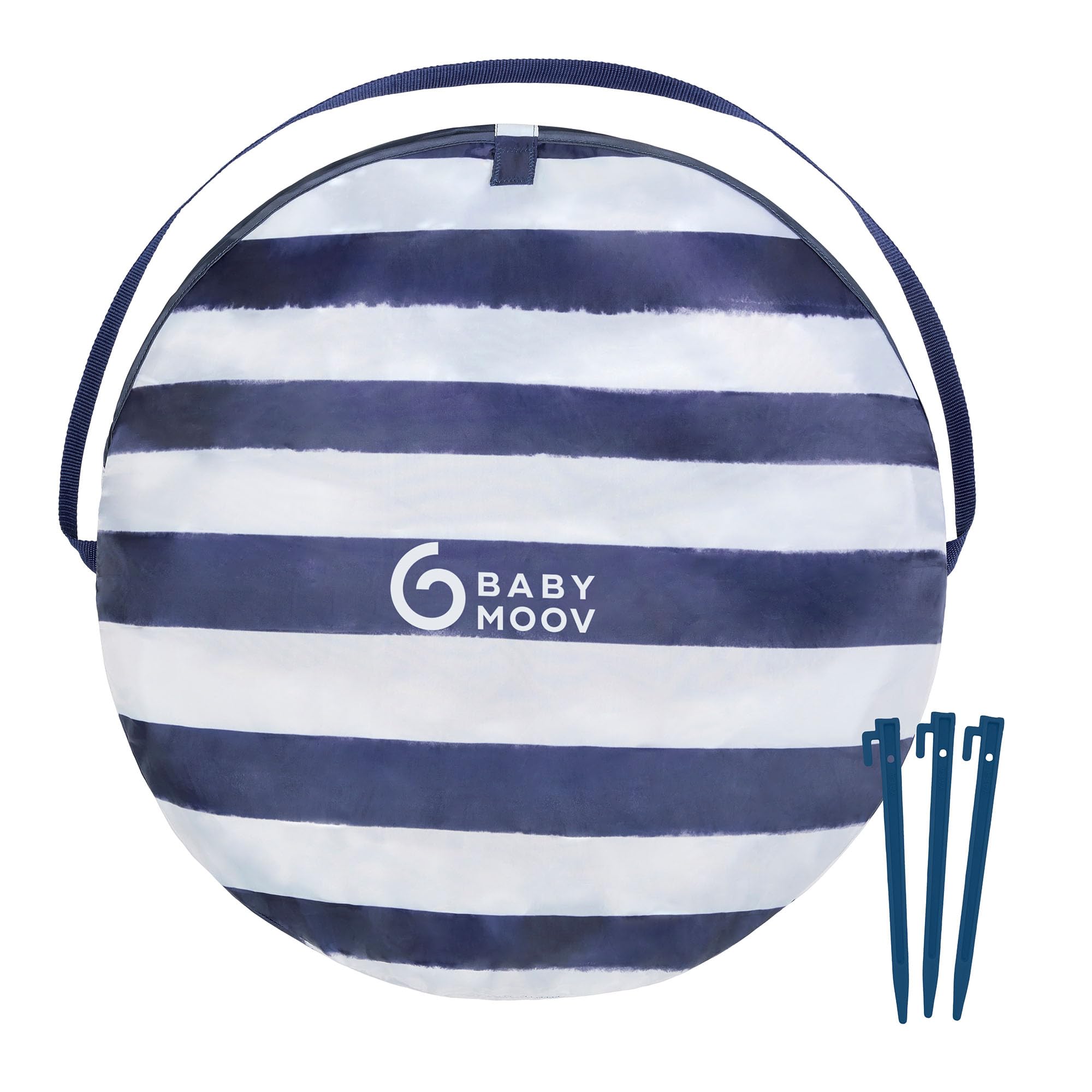 Babymoov anti-UV tent offers large sun shade for beach days.