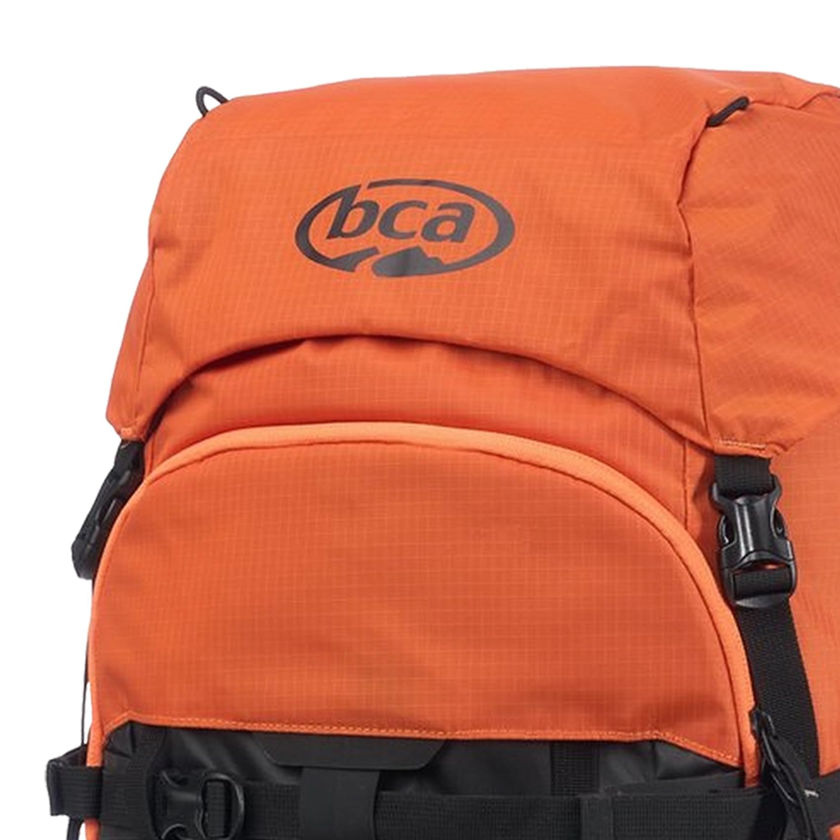 Backcountry Access Stash 40 orange side view showing compact silhouette