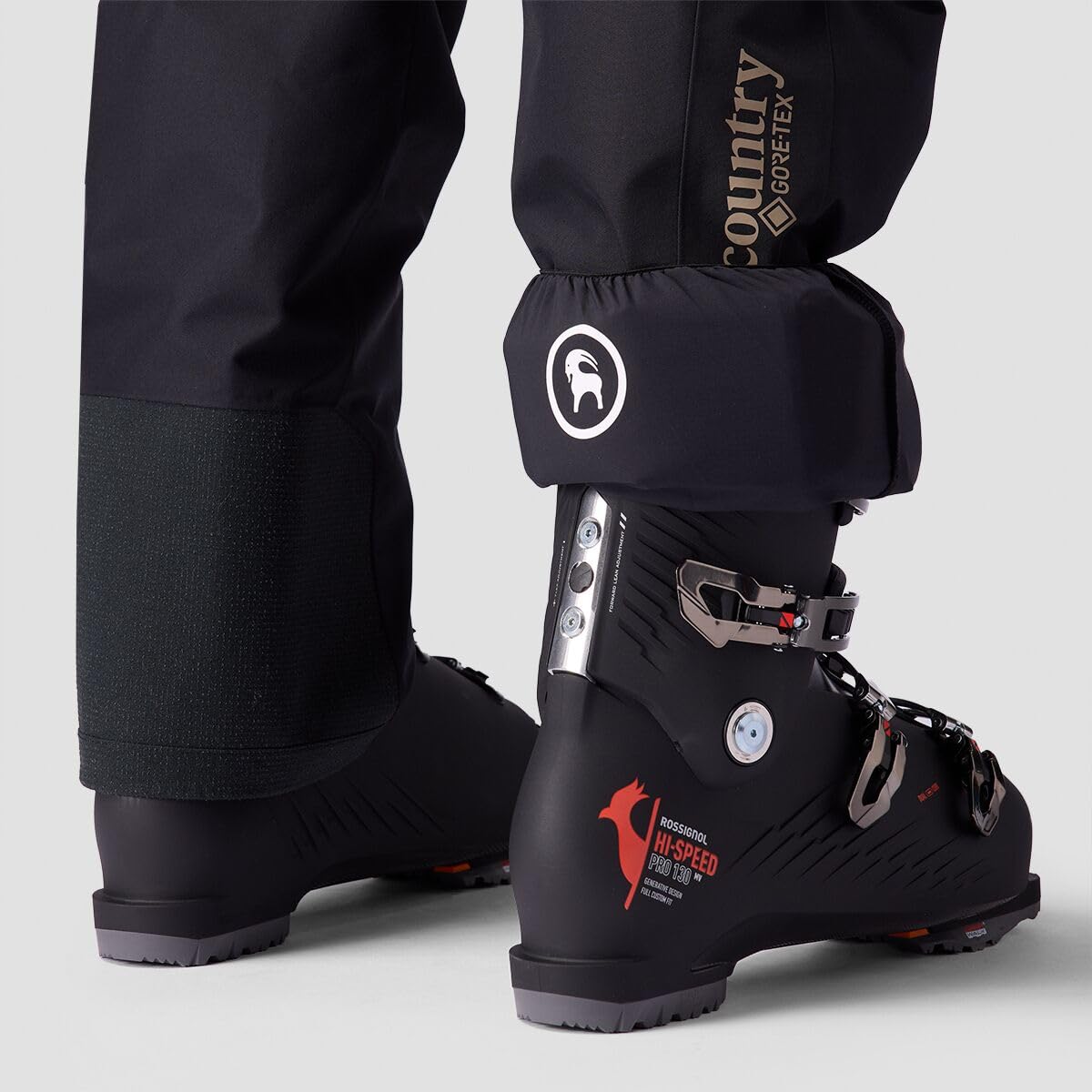 Backcountry Cottonwoods GORE-TEX Shell Bib Pant pocket closeup for secure storage