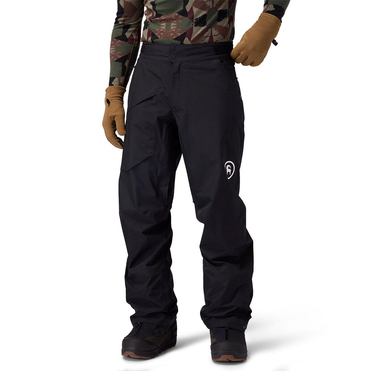 Backcountry CrestCarver GORE-TEX Shell Pant front view shows rugged waterproof protection