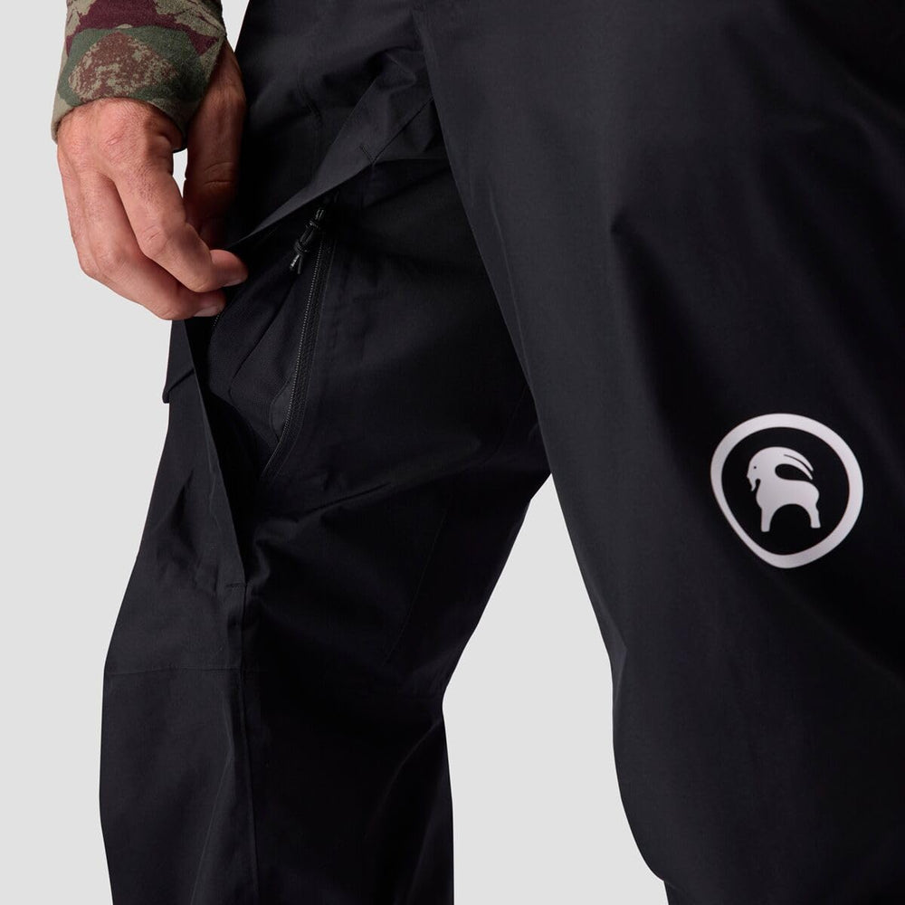 Backcountry CrestCarver GORE-TEX Shell Pant on snow demonstrates waterproof performance