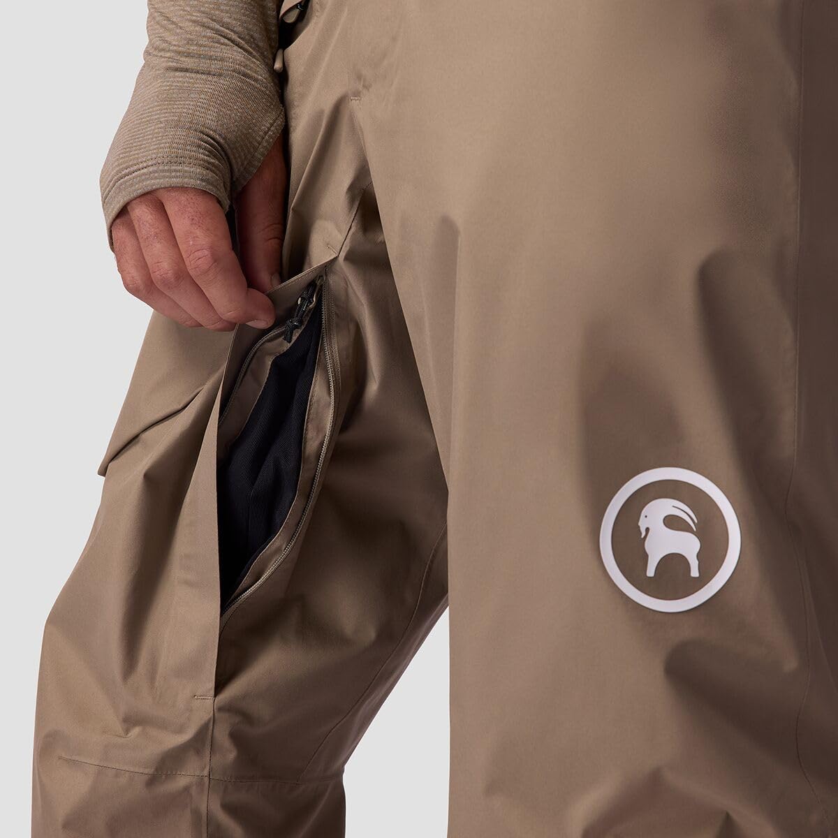 Backcountry CrestCarver GORE-TEX Shell Pant waterproof membrane in action