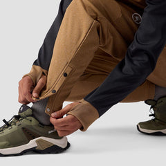 Backcountry Meltdown Pant fleece texture close-up emphasizing plush warmth.