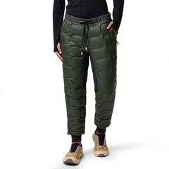 Backcountry Waas Allied Down Pant back view shows warmth for cold pow days