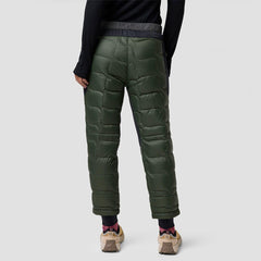 Backcountry Waas Allied Down Pant side panel detail enhances mobility during alpine activities