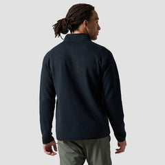 Backcountry Wander Sweater Fleece mock-neck close-up showing warmth and fit.