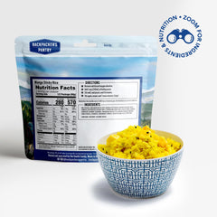 Backpacker's Pantry Mango Sticky Rice ready-to-eat serves hot or cold on campouts.