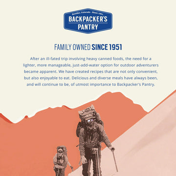 Backpacker's Pantry supports environmental nonprofits through 1% for the planet