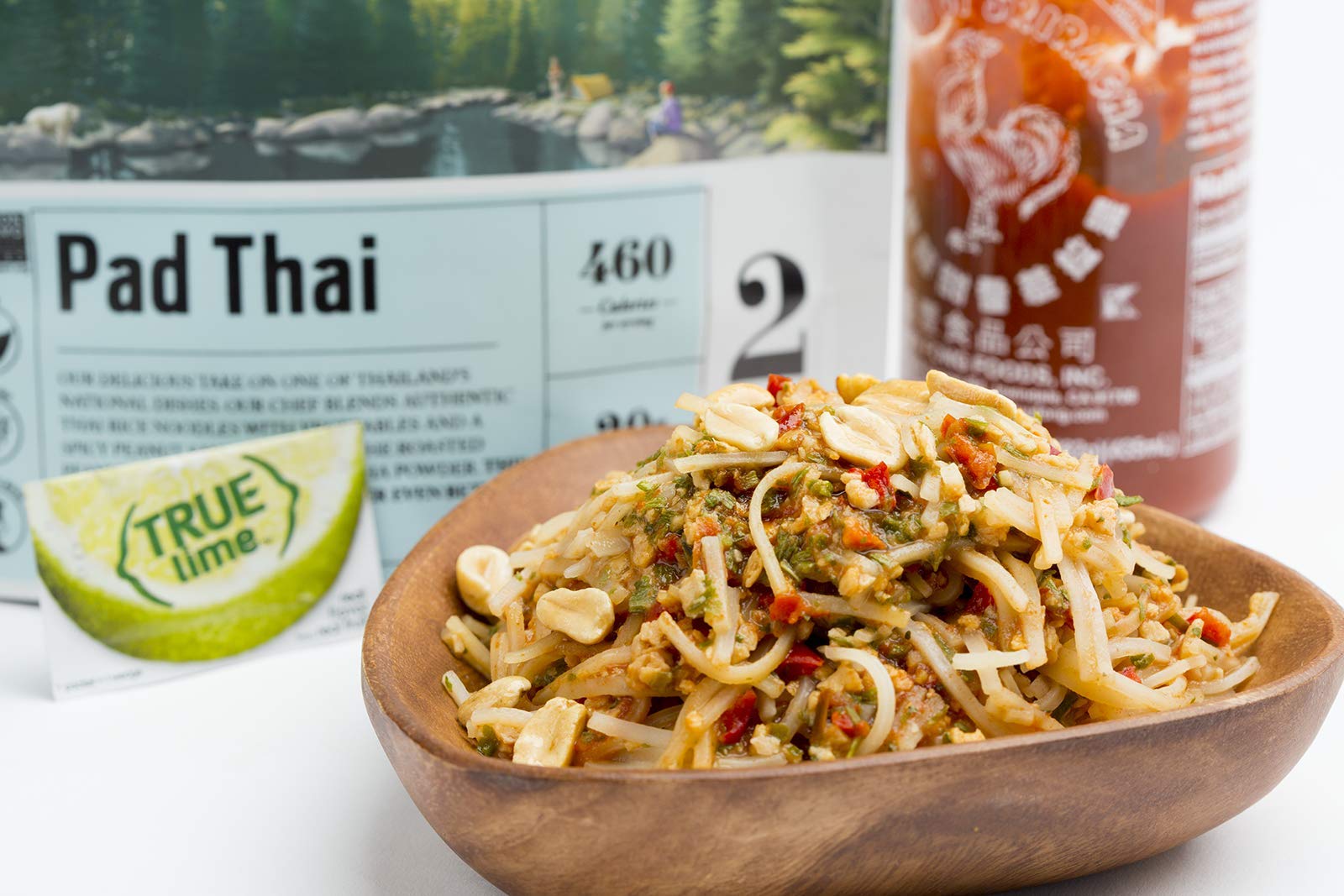 Backpacker's Pantry Pad Thai freeze-dried storage for emergencies and travel.