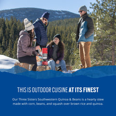 Backpacker's Pantry Three Sisters Stew cooking steps image—boil water for a quick camp meal.