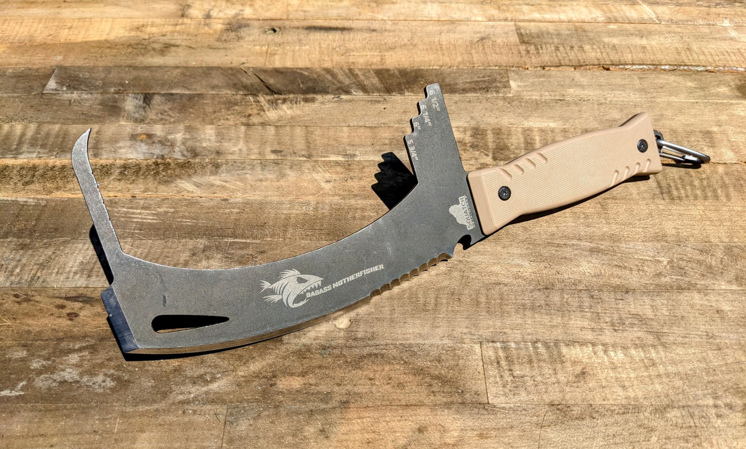 Stainless steel crab gauge with durable corrosion-resistant finish