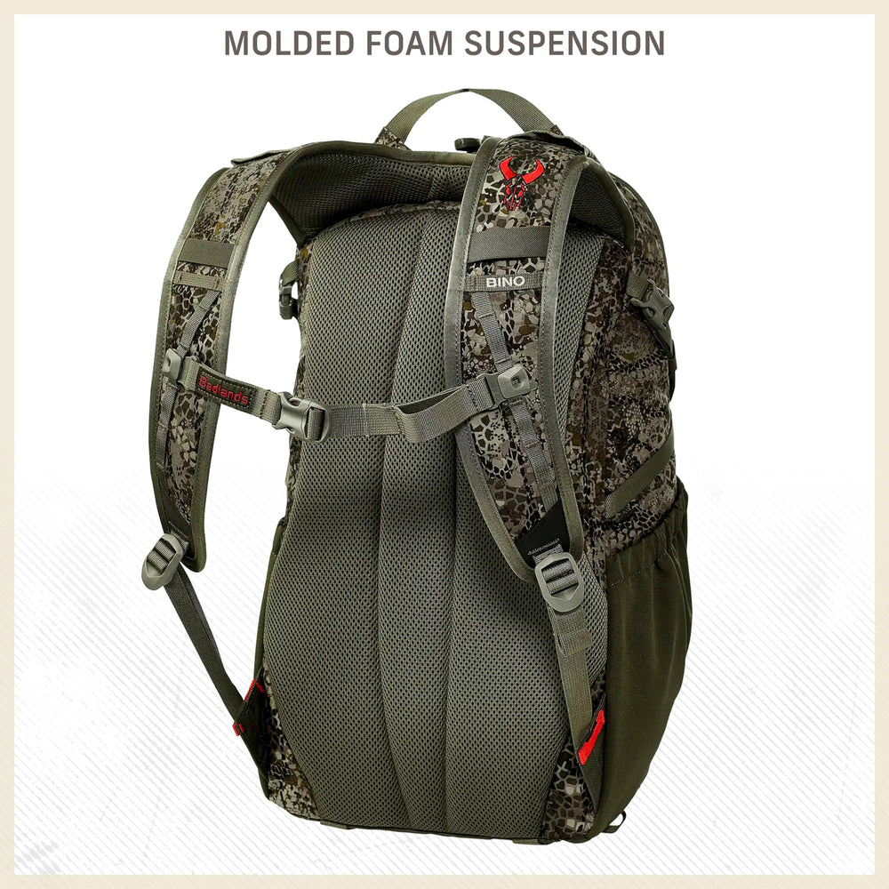 Badlands ATX 12 pack molded foam suspension delivers all day comfort