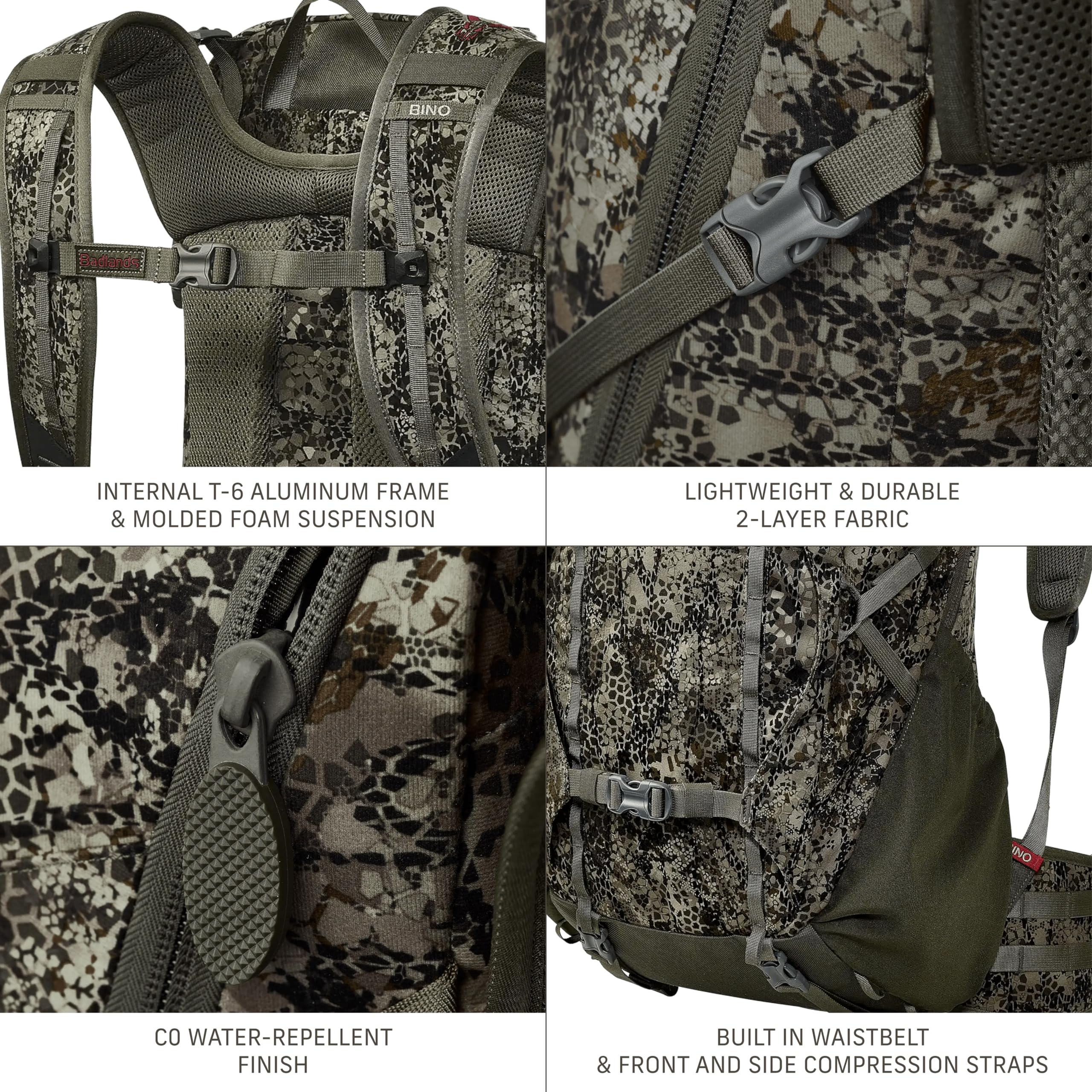 Badlands ATX 25 bino connect harness for quick glassing