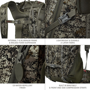 Badlands ATX 25 bino connect harness for quick glassing