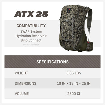 Badlands ATX 25 Mud color ready for rugged terrain