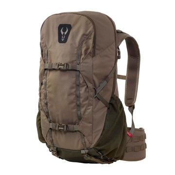 Badlands ATX 25 front view with roomy storage for hunting gear