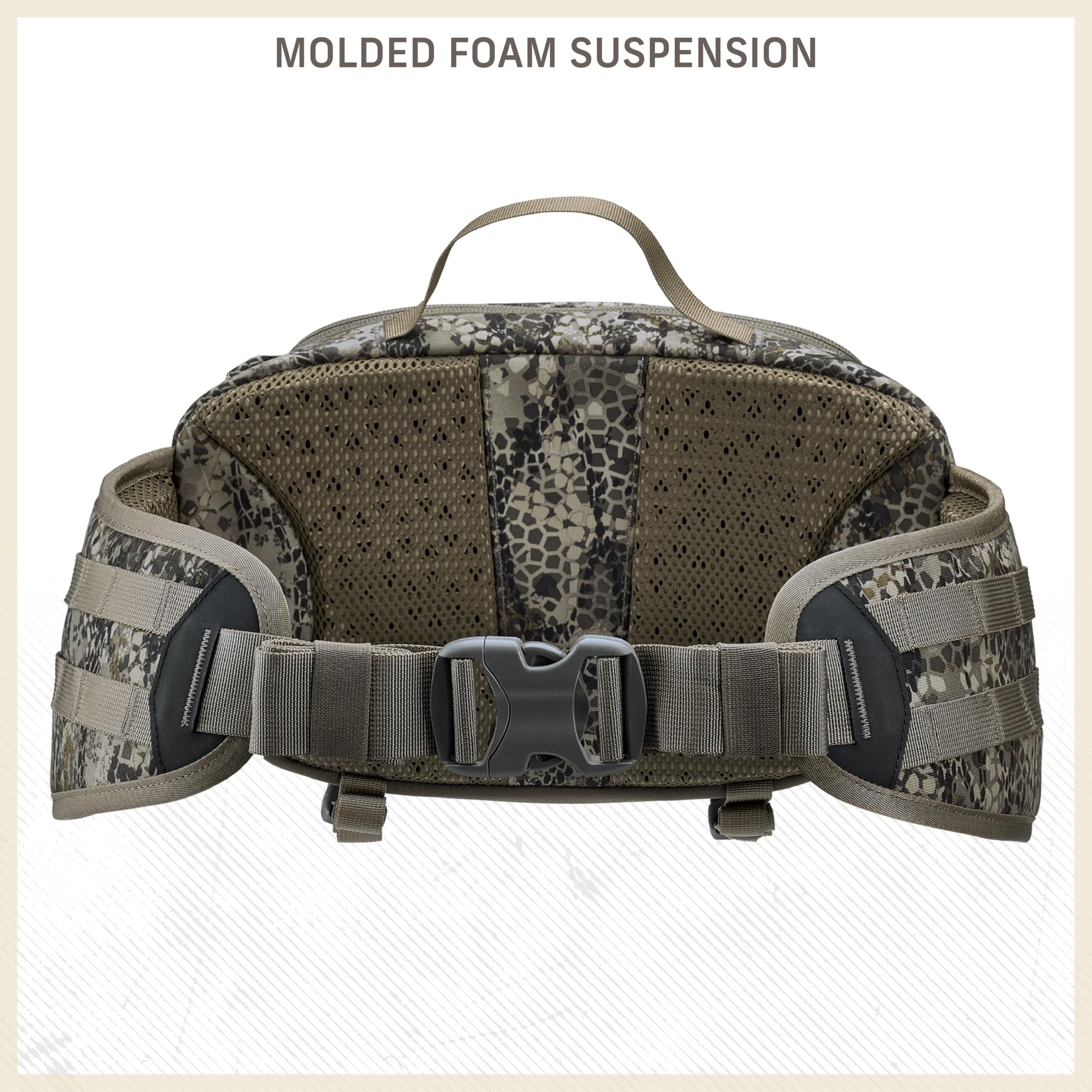 Badlands ATX Fanny Pack worn on the hip with ergonomic waistbelt