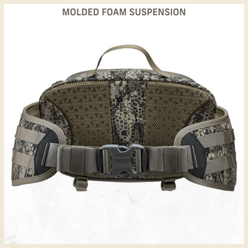 Badlands ATX Fanny Pack worn on the hip with ergonomic waistbelt