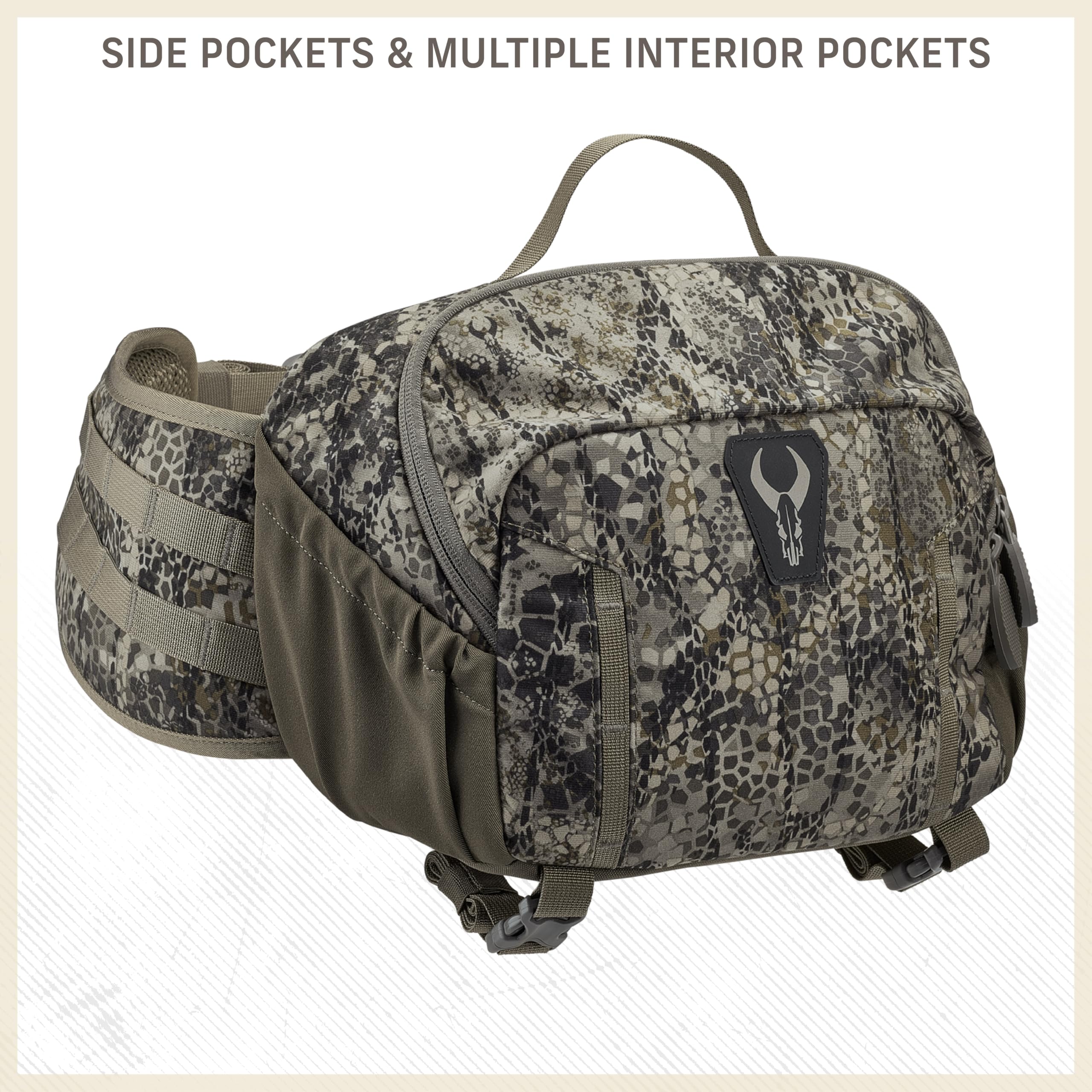 Badlands ATX Fanny Pack interior pockets keep items organized