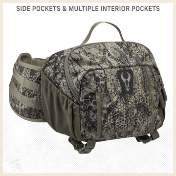 Badlands ATX Fanny Pack interior pockets keep items organized