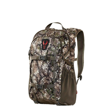Badlands ATX12 compact-pack close-up highlights lightweight design for day hunts.