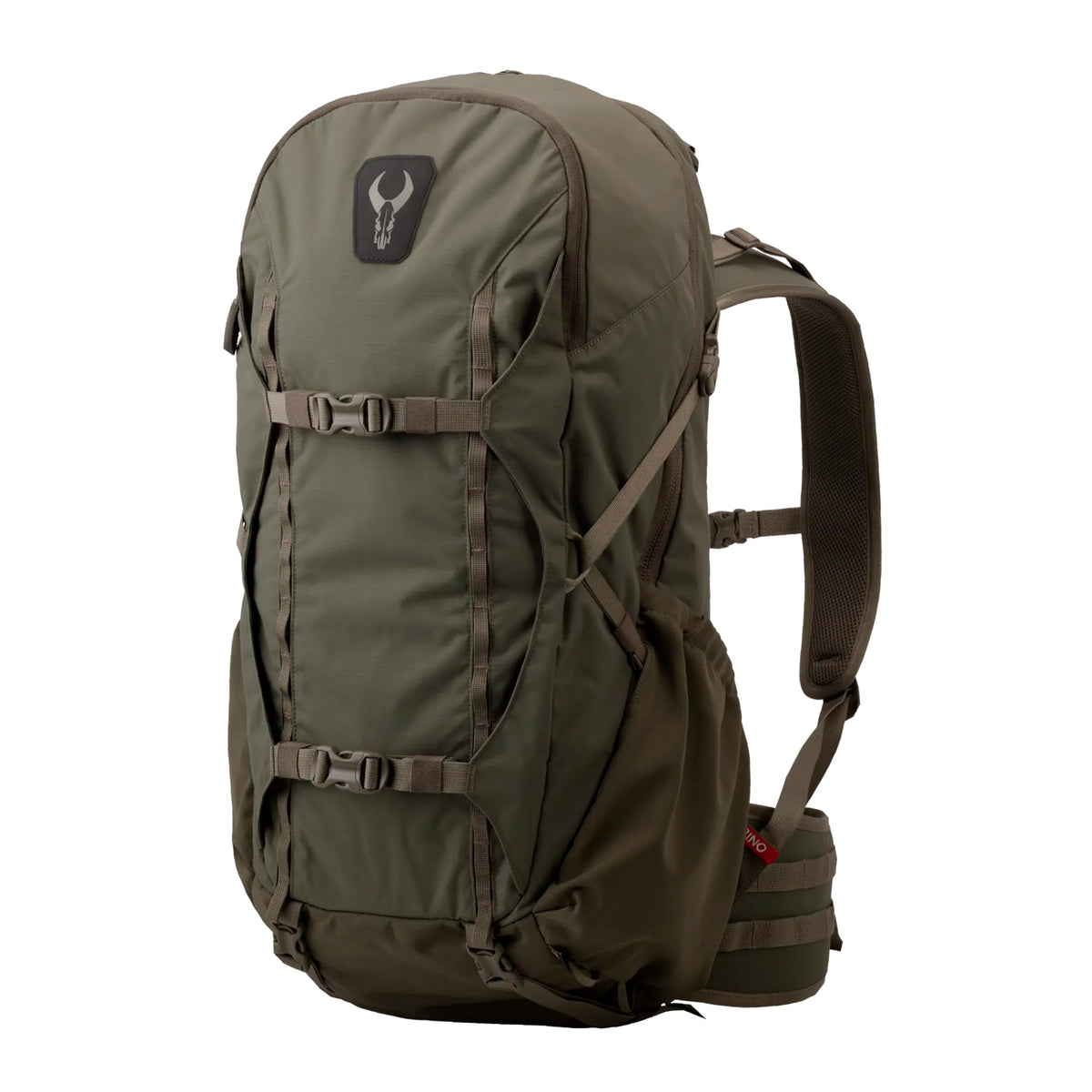 Badlands ATX 25 pack front view showing generous 2,500 cu in storage.